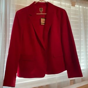 Brand new Anne Klein cherry red blazer